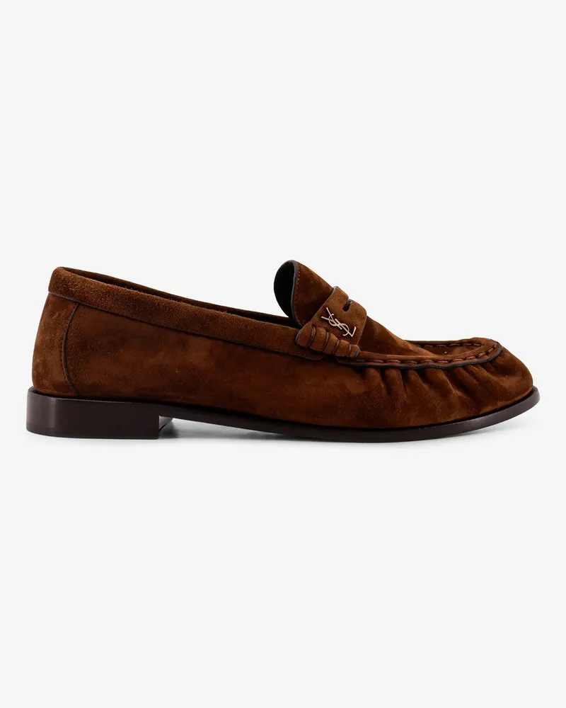 Saint Laurent Le Loafer suede loafer -  - gender_Man Brown