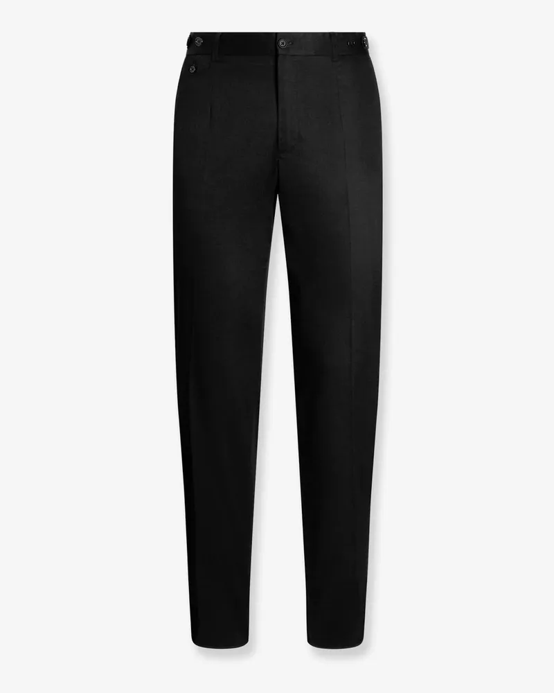 Dolce & Gabbana Cotton gabardine trousers -  - gender_Man Black