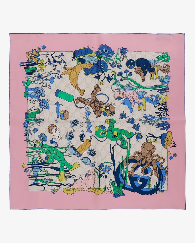 Gucci Silk Foulard -  - gender_Woman Pink