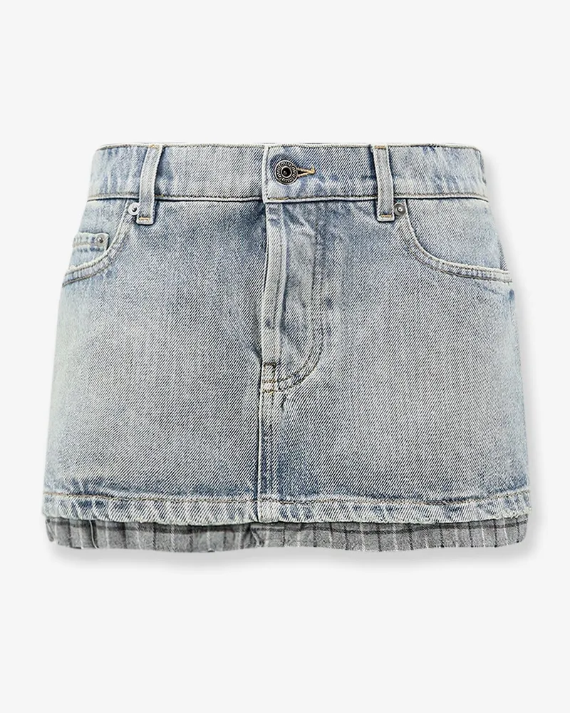 Miu Miu Blue denim skirt -  - gender_Woman Blue