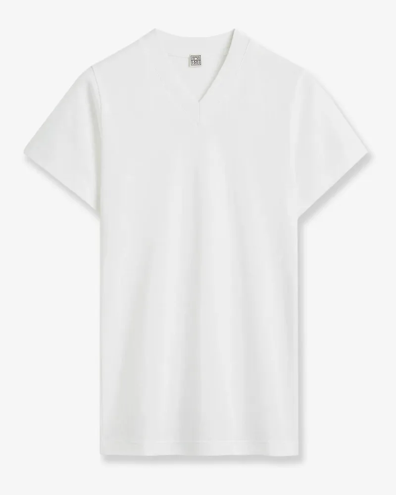 Totême Cotton T-shirt -  - gender_Woman White