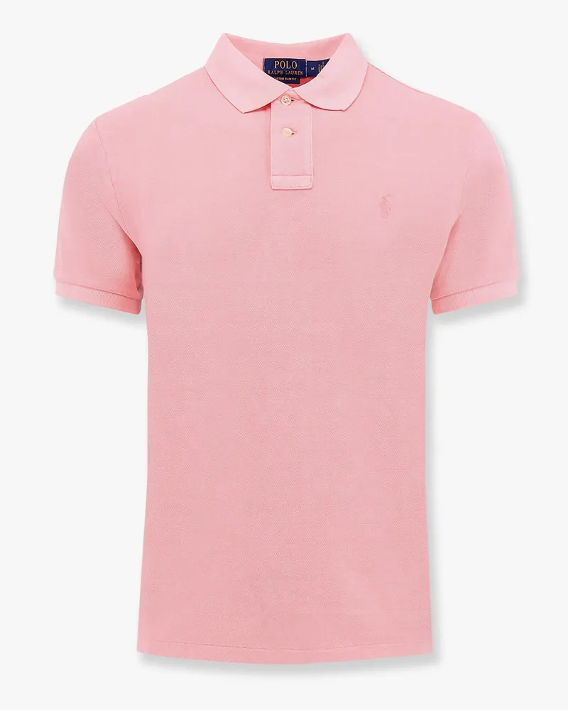 Ralph Lauren Custom slim fit polo shirt -  - gender_Man Pink