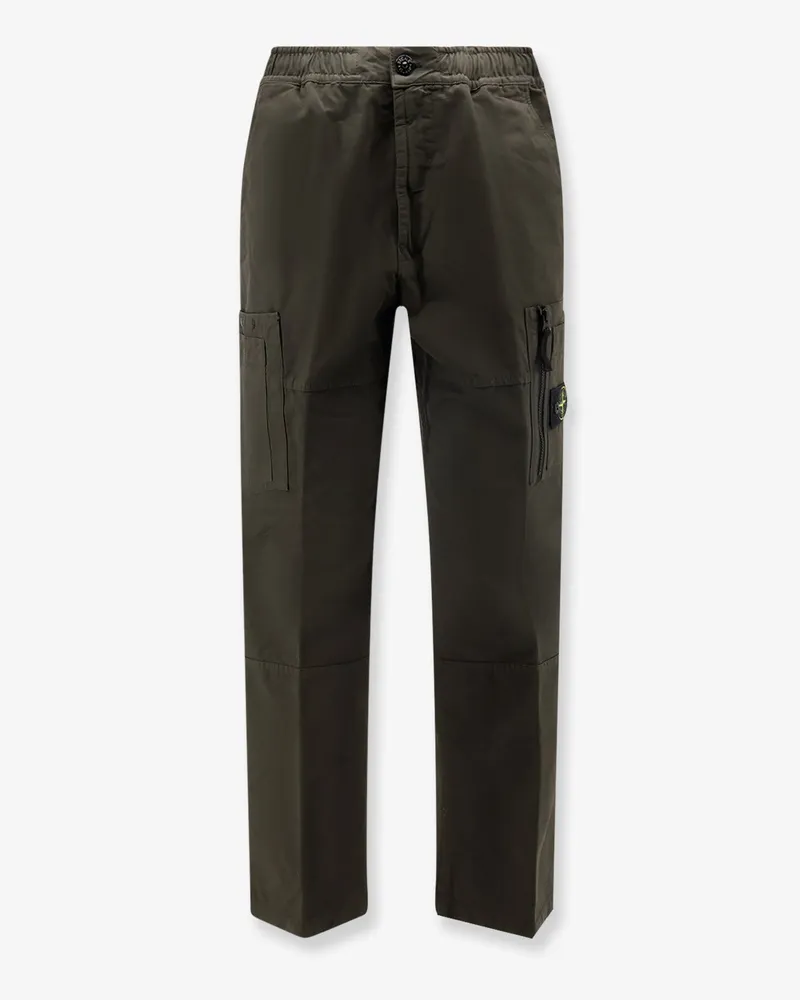 Stone Island Organic cotton trousers -  - gender_Man Green