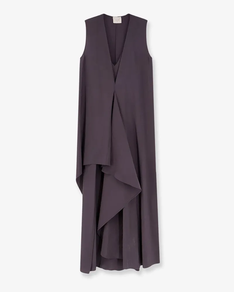 ALYSI Peach Touch Long Dress -  - gender_Woman Grey