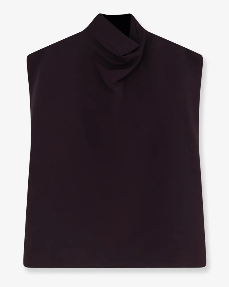 Alaïa Paper and viscose top -  - gender_Woman Purple