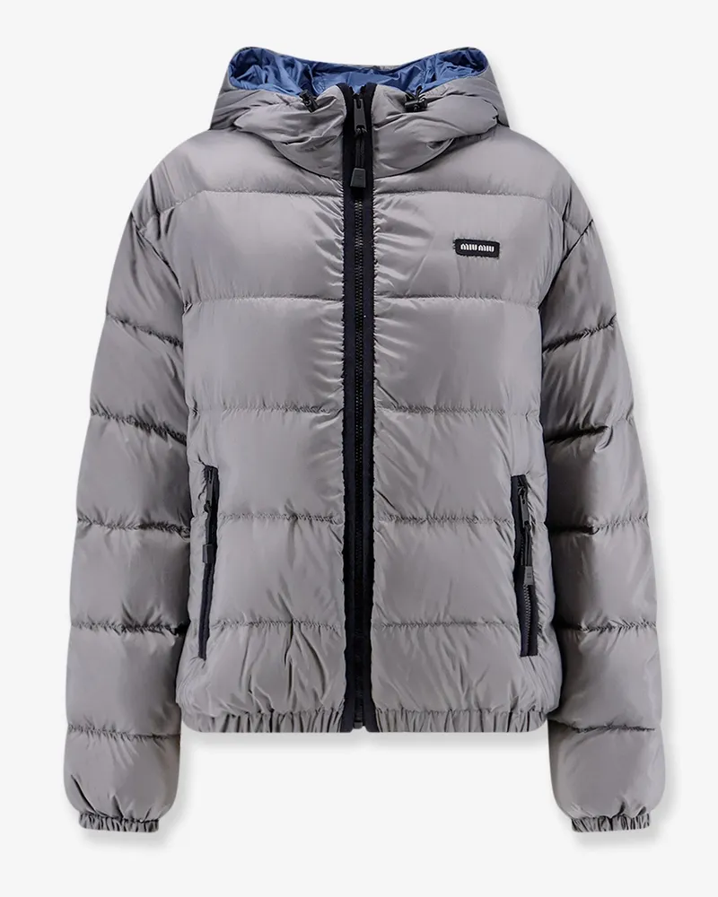 Miu Miu Recycled material down jacket -  - gender_Woman Grey
