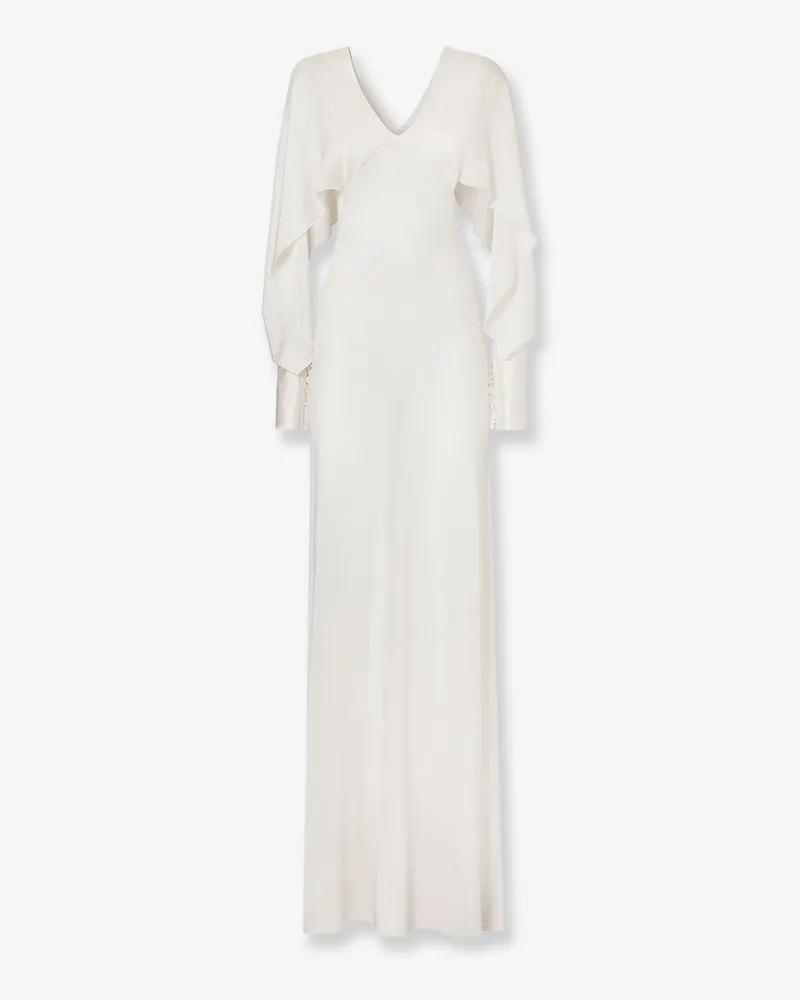 Fendi Silk yarn long dress -  - gender_Woman White
