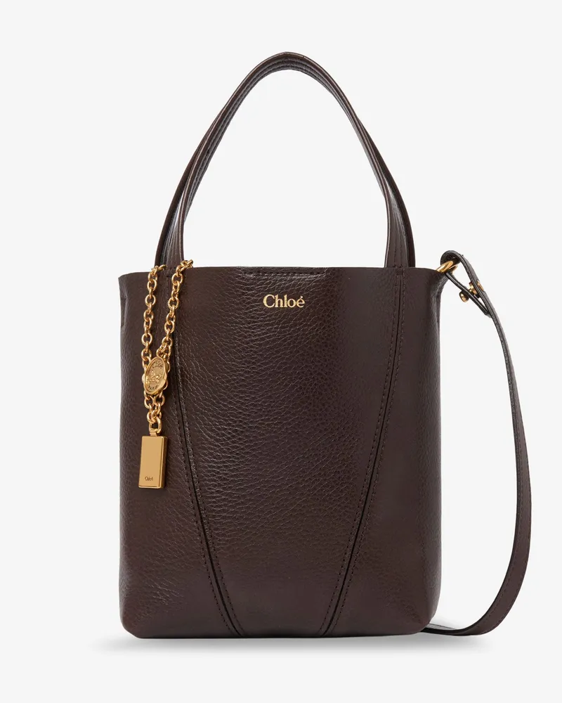 Chloé Chloé Spin leather bucket bag -  - gender_Woman Brown