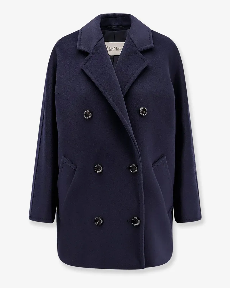 Max Mara Rebus virgin wool and cashmere coat -  - gender_Woman Blue