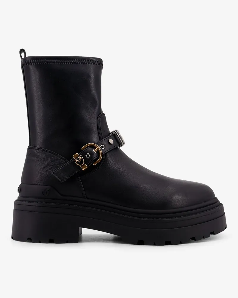 Pinko Mia 27 leather boots -  - gender_Woman Black