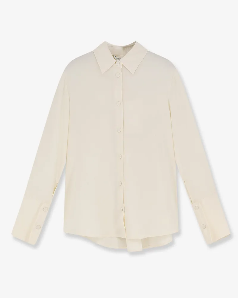 Max Mara Mxpvoliera stretch silk shirt -  - gender_Woman Beige