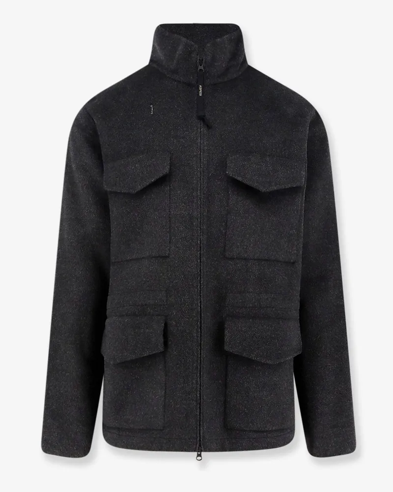 ASPESI Nelson wool sahriana pockets -  - gender_Man Grey