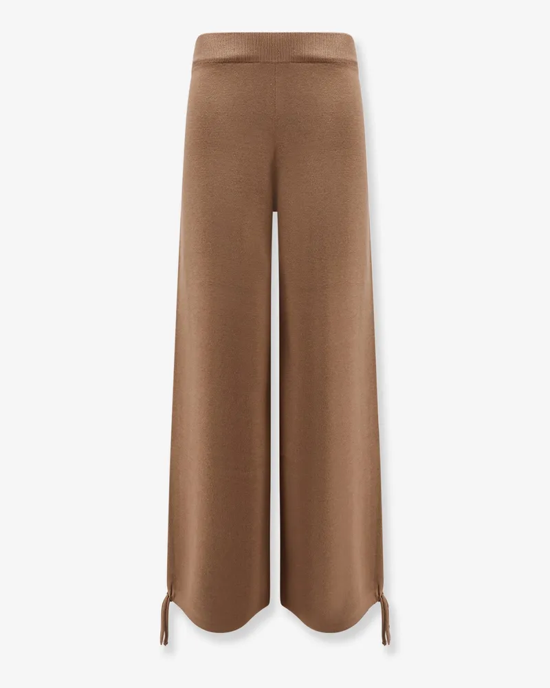 Max Mara Nigeria pure virgin wool trousers -  - gender_Woman Brown