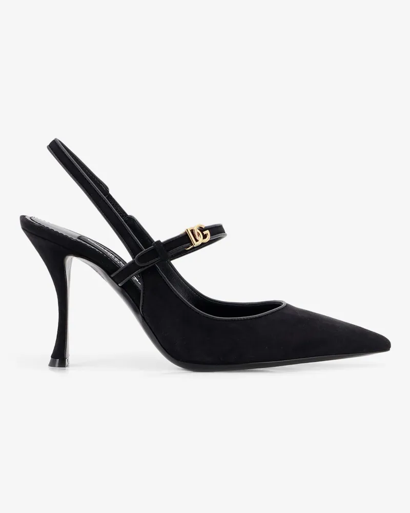 Dolce & Gabbana Leather and suede pumps -  - gender_Woman Black