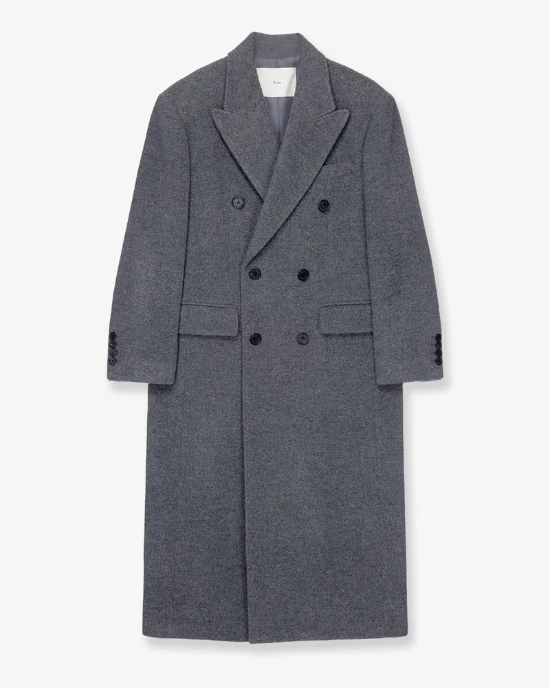 Dunst Wool and cashmere blend double-breasted coat -  - gender_Unisex Grey