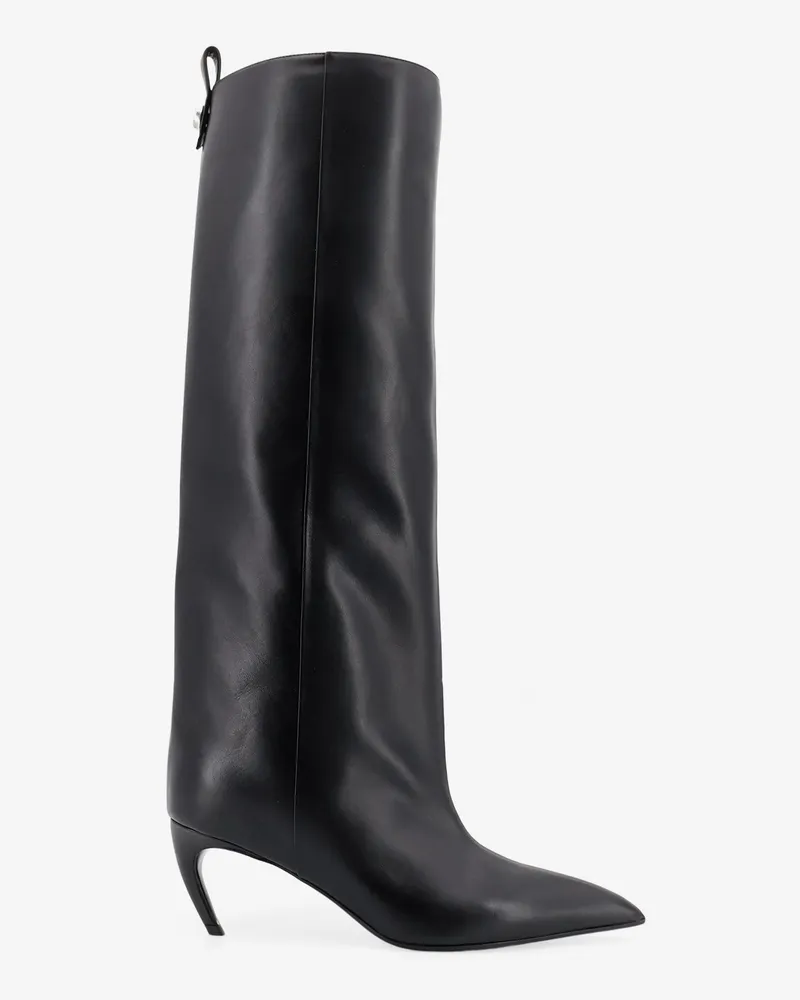 ATTICO Lea leather boots -  - gender_Woman Black