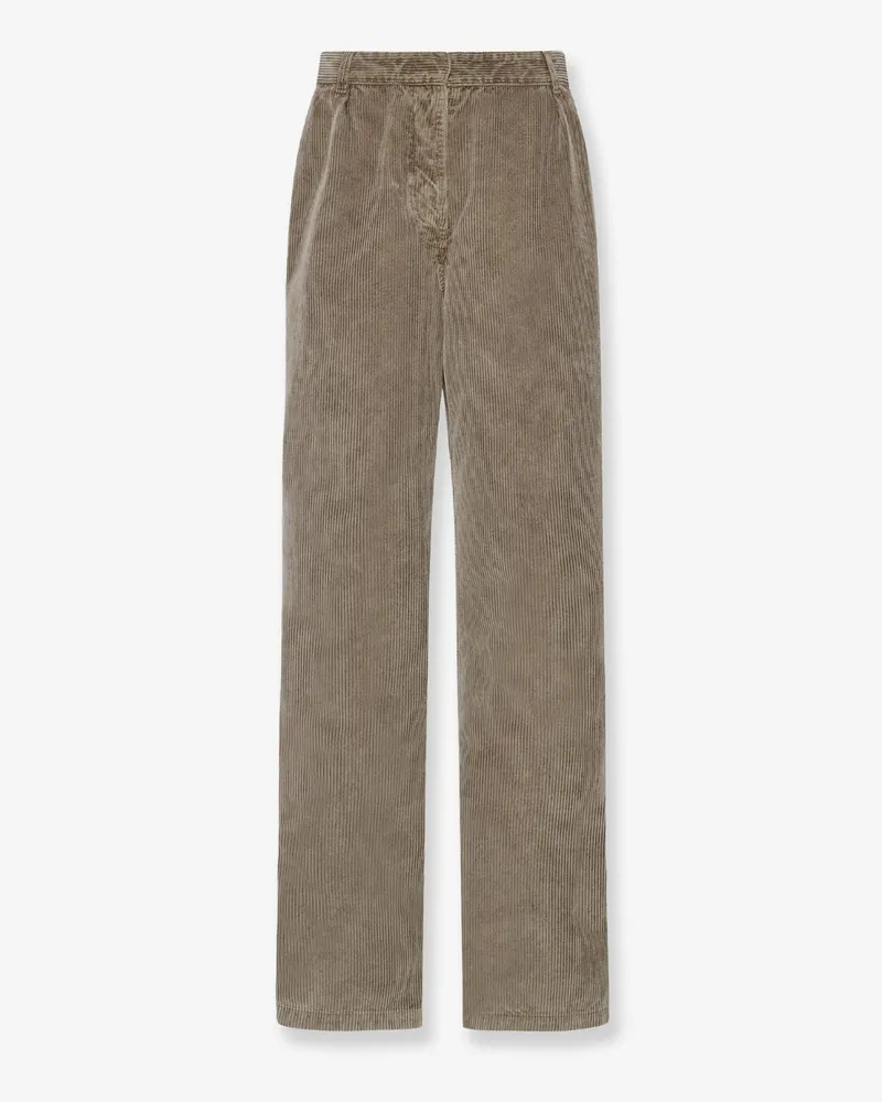 The Row Adler corduroy trousers -  - gender_Woman Beige
