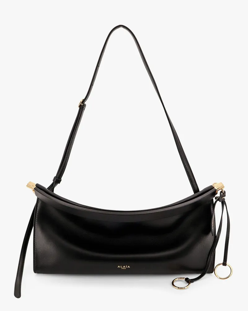 Alaïa East West Medium leather shoulder bag -  - gender_Woman Black