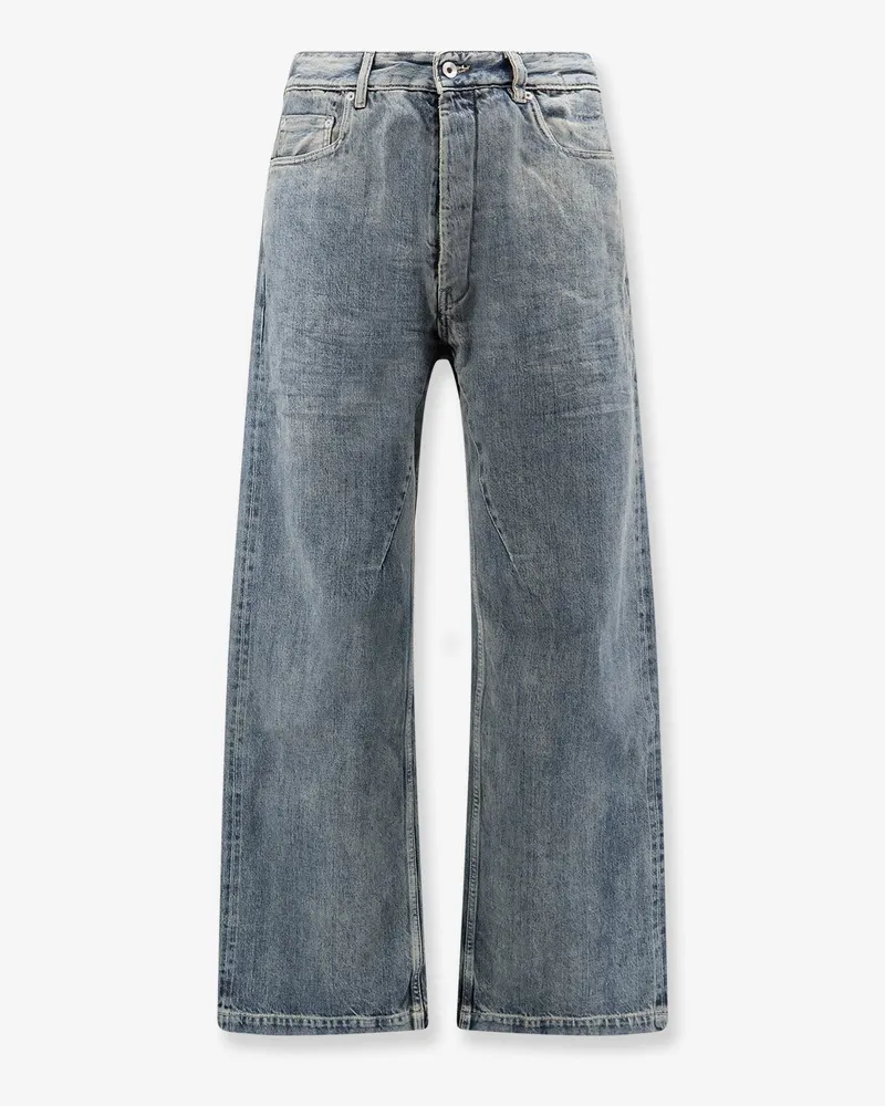 DRKSHDW by Rick Owens Geth blue denim jeans -  - gender_Man Blue