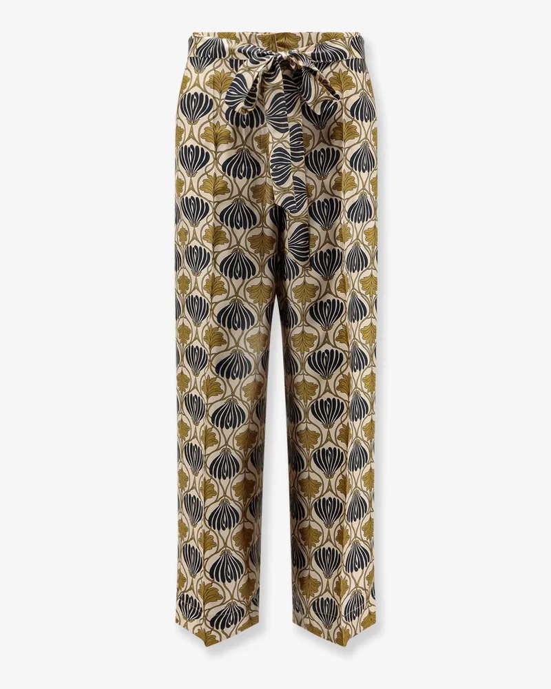 Max Mara Timec multicolor silk trousers -  - gender_Woman Multicolor