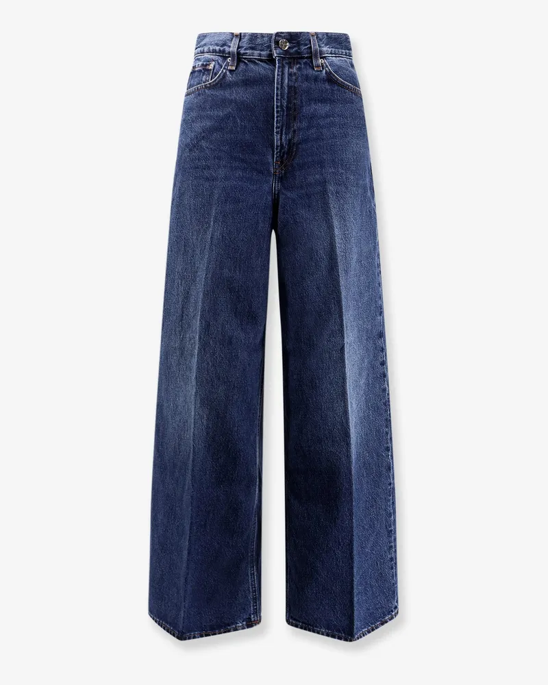 Totême Organic cotton wide leg jeans -  - gender_Woman Blue