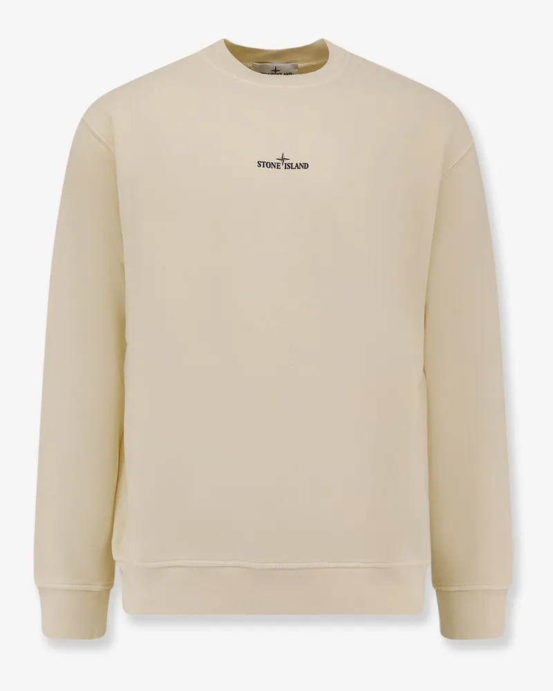 Stone Island Cotton sweatshirt with logo -  - gender_Man White