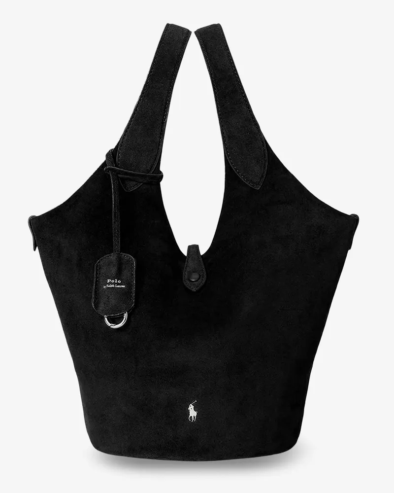 Ralph Lauren Polo Play suede tote bag -  - gender_Woman Black