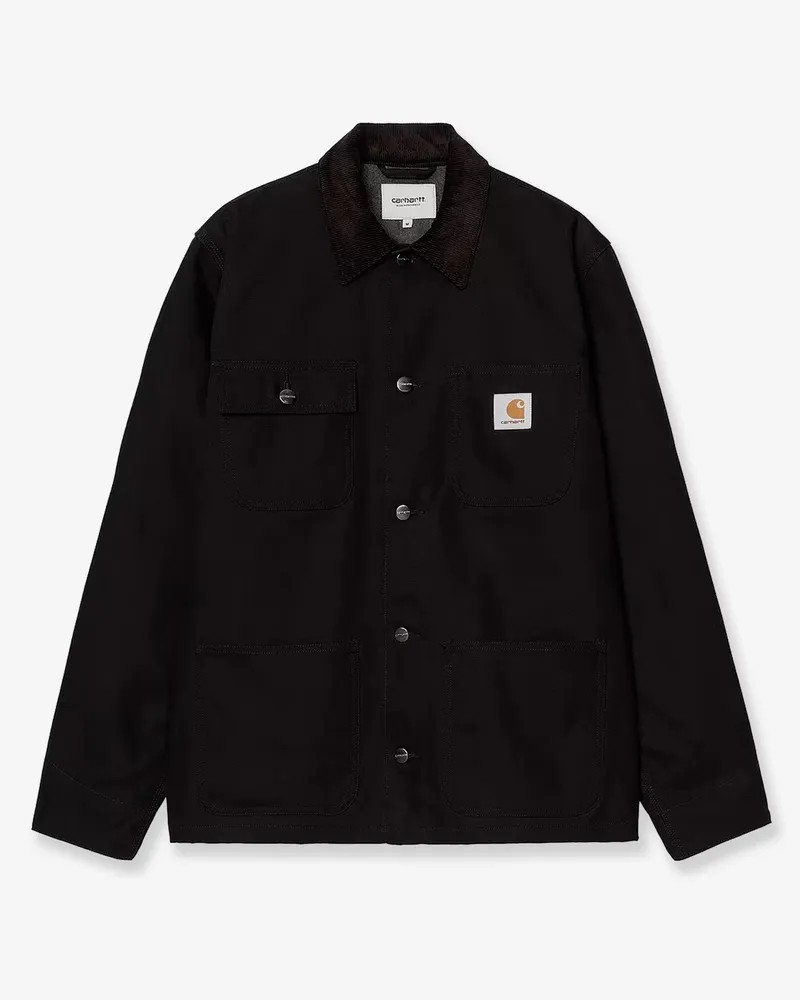 Carhartt WIP Michigan Coat cotton long jacket -  - gender_Man Black