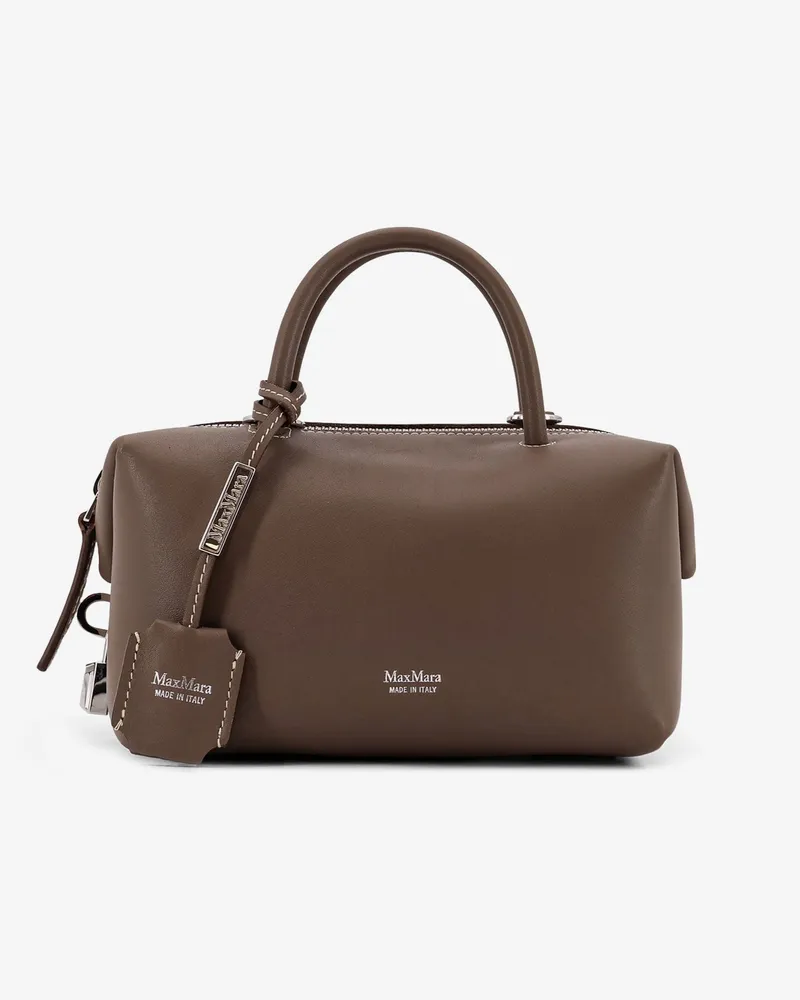 Max Mara Holdalls leather handbag -  - gender_Woman Grey