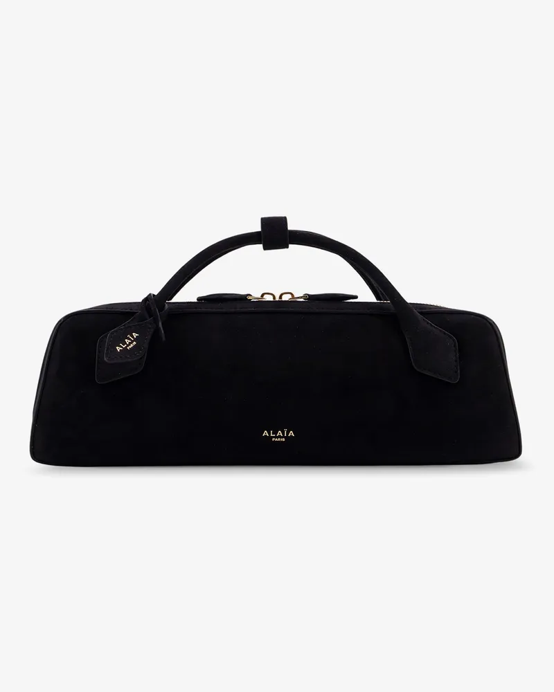 Alaïa Teckel Clutch suede handbag -  - gender_Woman Black