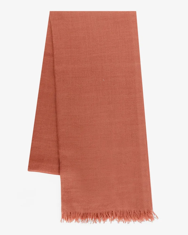 Brunello Cucinelli Cashmere and silk scarf -  - gender_Woman Orange