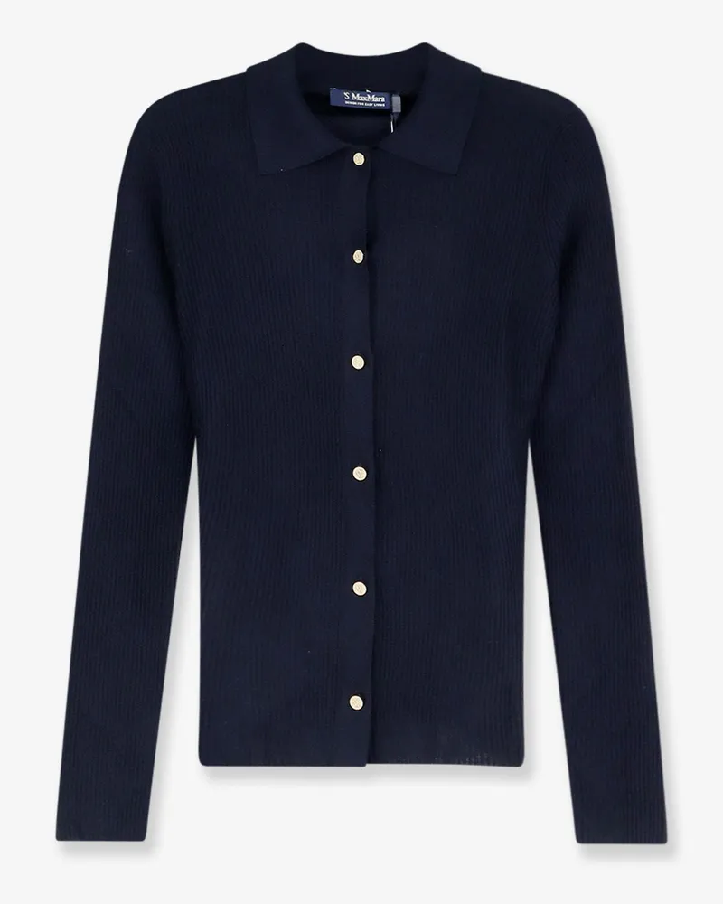 Max Mara Smmlimone virgin wool cardigan -  - gender_Woman Blue