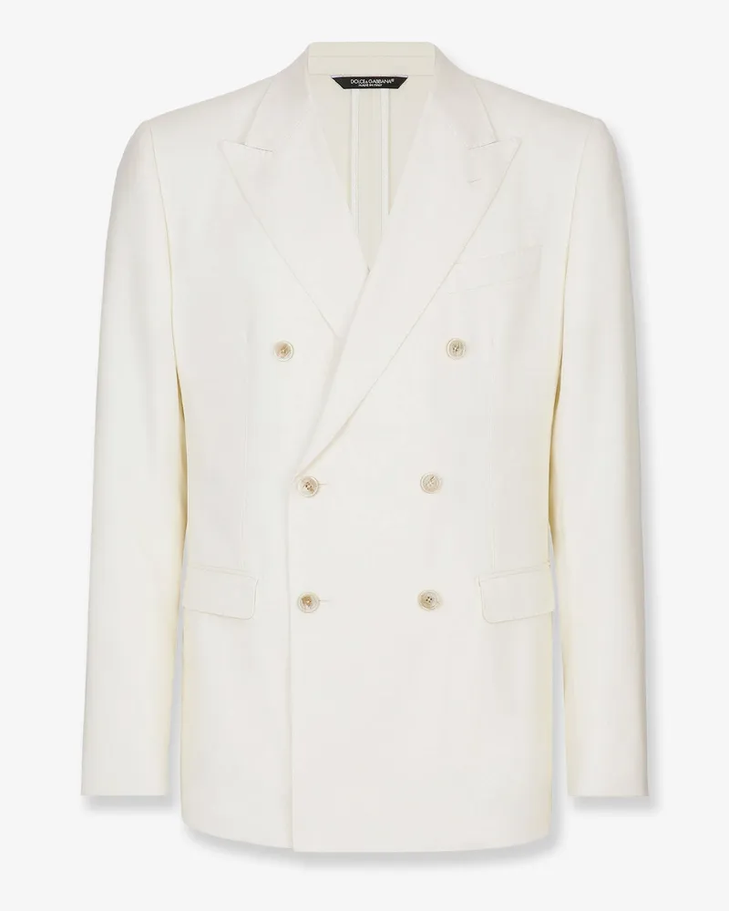 Dolce & Gabbana Taormina linen blazer -  - gender_Man White