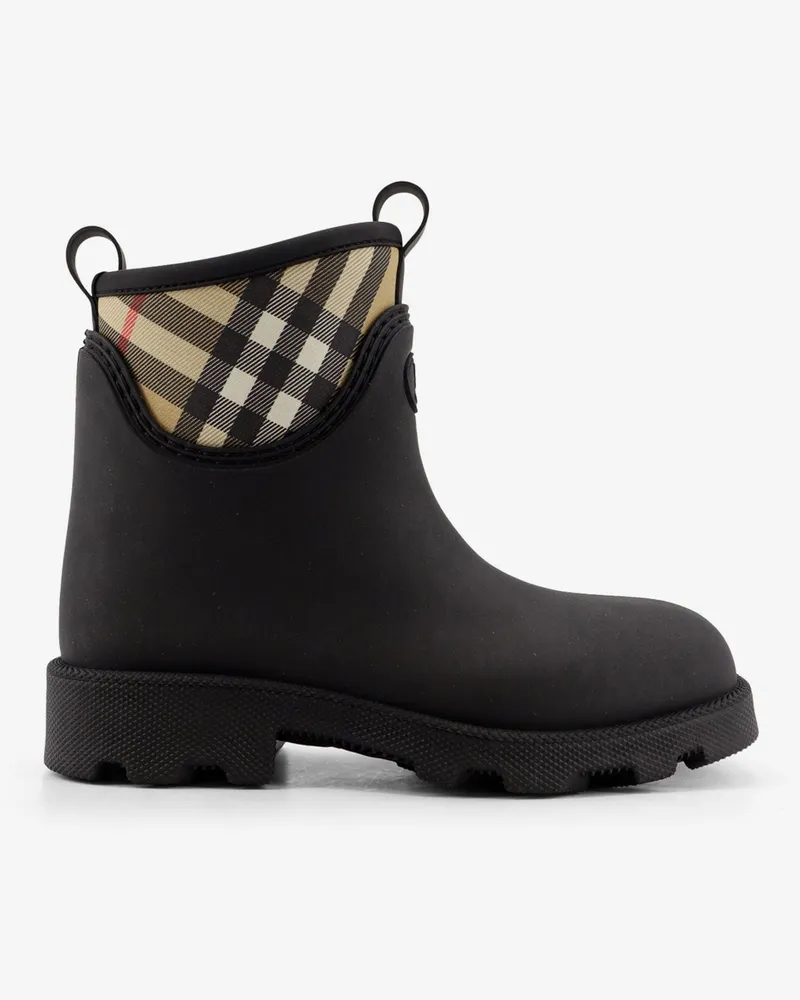 Burberry Marsh rubber galoche -  - gender_Woman Black