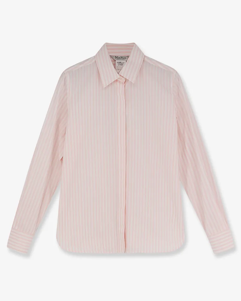 Max Mara Mxmaccenni striped cotton shirt -  - gender_Woman Pink