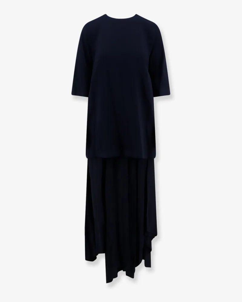 Semicouture Silk blend top and skirt -  - gender_Woman Blue