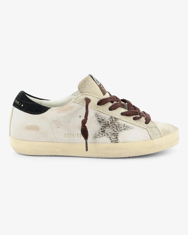Golden Goose Super-star suede sneakers with iconic side logo -  - gender_Woman Grey