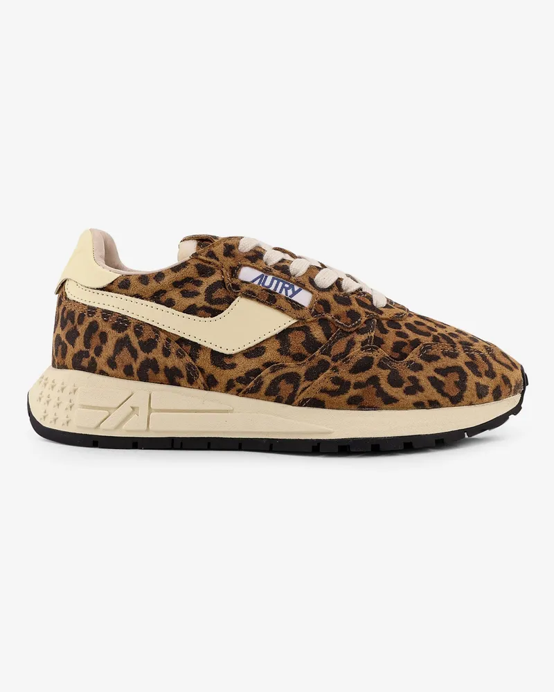 AUTRY Reelwind Low animal print suede sneakers -  - gender_Woman Animal