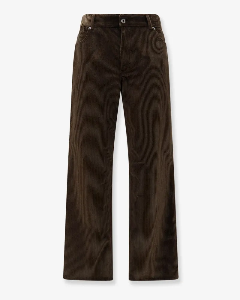Loewe Velvet trousers -  - gender_Woman Brown