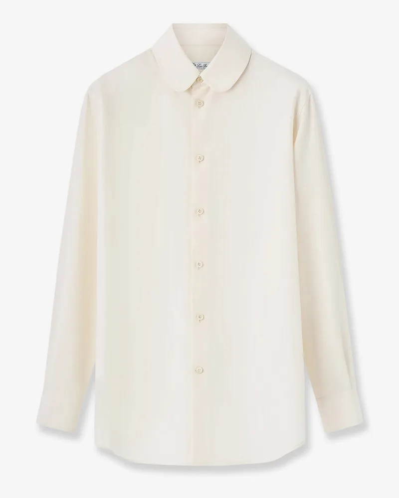 Loro Piana Thea silk shirt -  - gender_Woman Beige