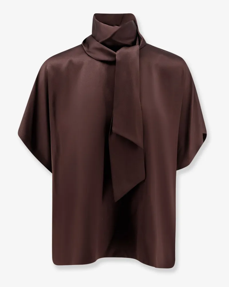 Brunello Cucinelli Silk top -  - gender_Woman Brown