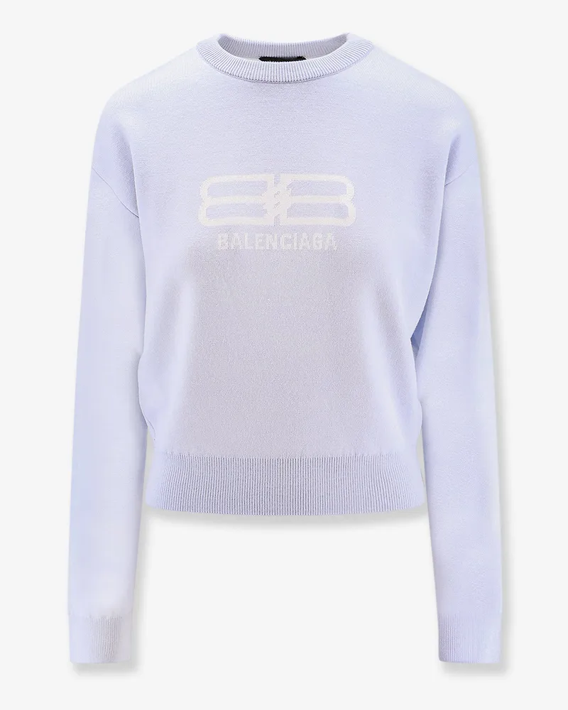 Balenciaga Wool and cotton blend sweater -  - gender_Woman Blue