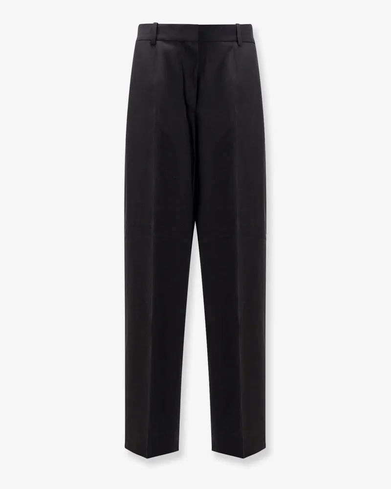 Totême Viscose and wool trousers -  - gender_Woman Black