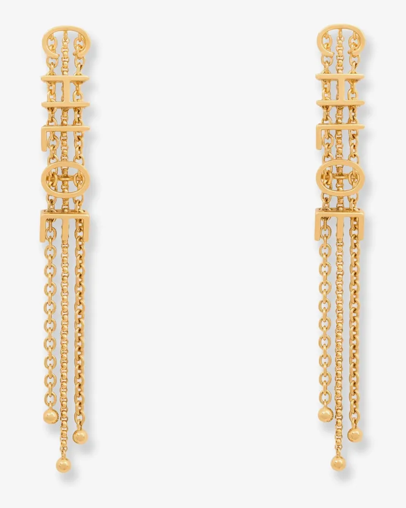 Chloé Mini Belt brass earrings -  - gender_Woman Gold