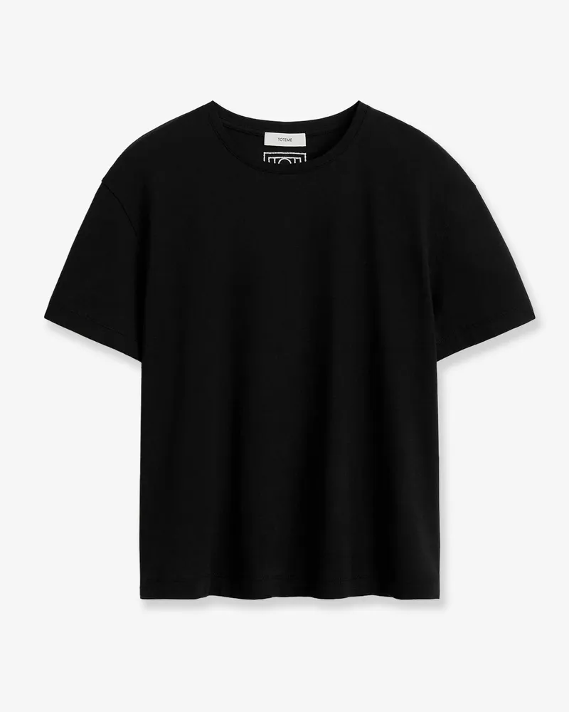 Totême Organic cotton T-shirt -  - gender_Woman Black