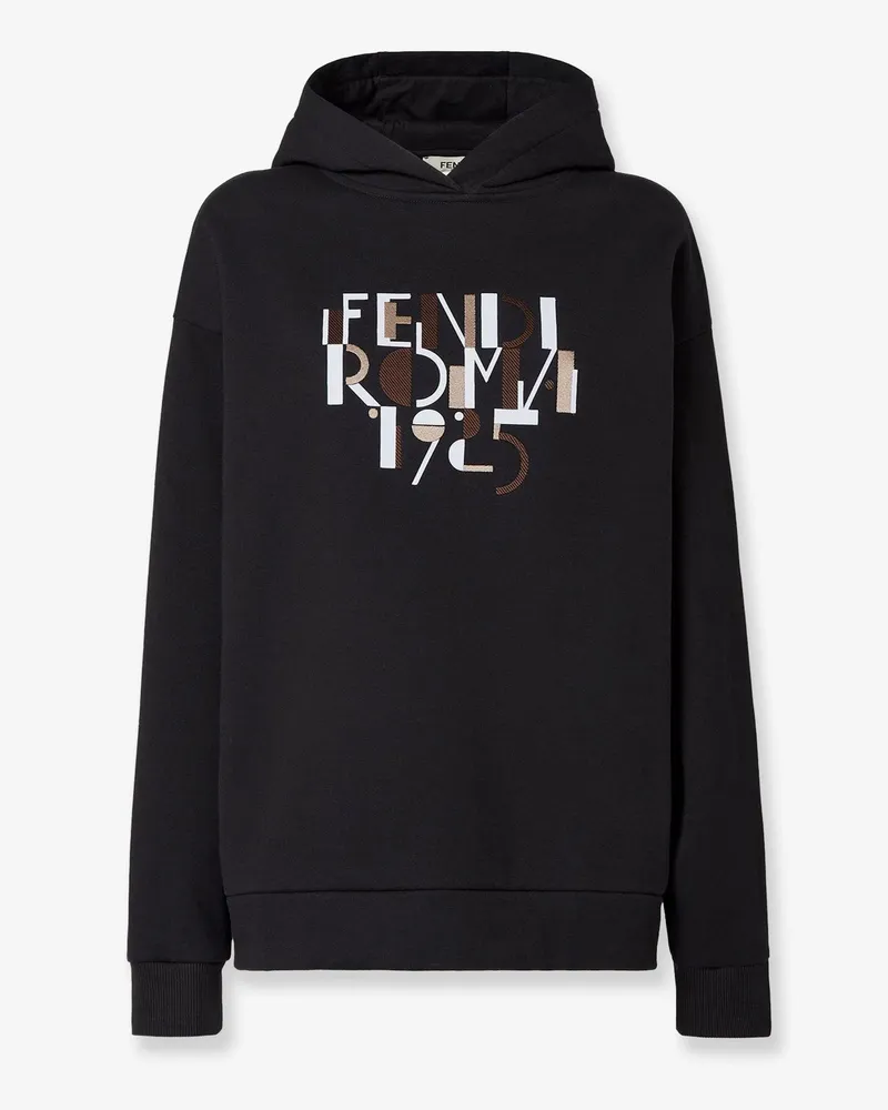 Fendi Oversize cotton sweatshirt -  - gender_Woman Black