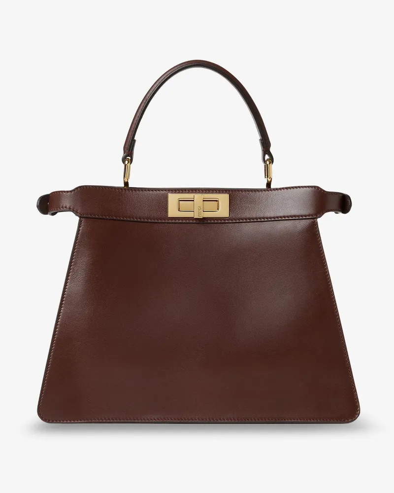 Fendi Peekaboo ISeeU Medium leather handbag -  - gender_Woman Brown