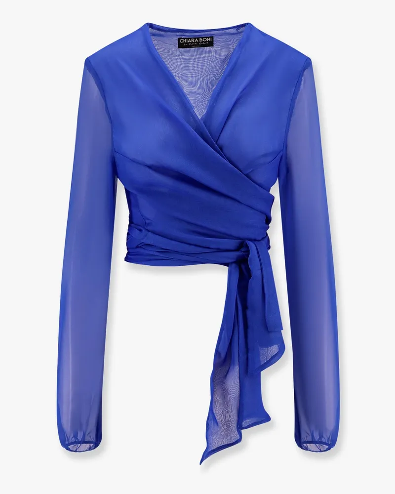 Chiara Boni Takao chiffon shirt -  - gender_Woman Blue