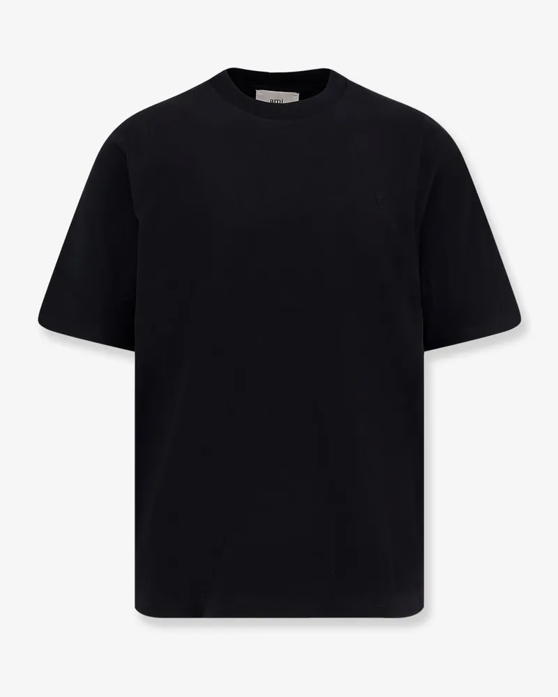 AMI Paris Cotton T-shirt -  - gender_Man Black