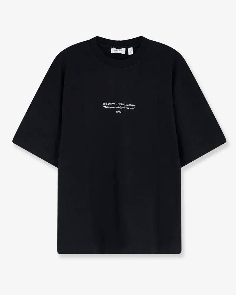 OFF-WHITE Statement cotton T-shirt -  - gender_Man Black